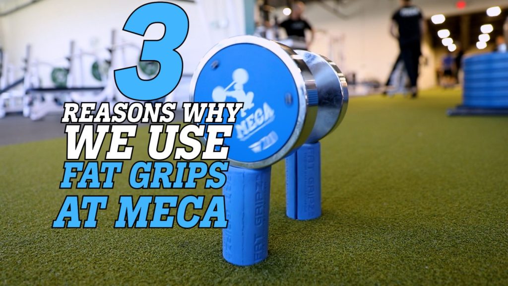 Image showcasing the 3 benefits of fat grip training at MECA,